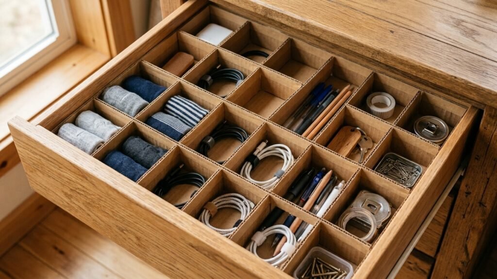 Não jogue fora as caixas de papelão dos eletrodomésticos: a ideia de organização usada em apartamentos pequenos do Japão