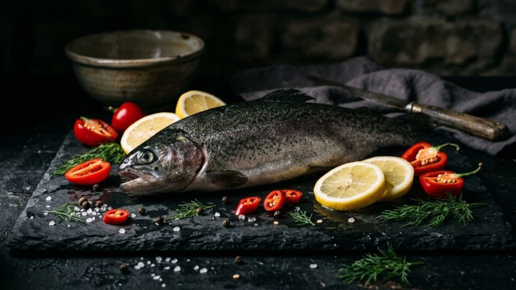 parasita do peixe cru