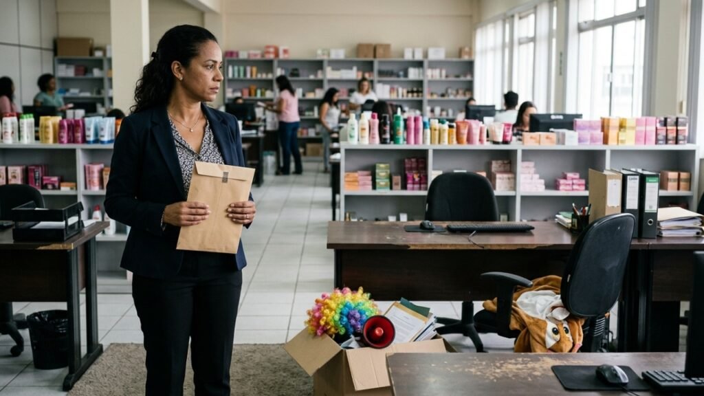 Gerente é obrigada a usar megafone e perucas coloridas para vender, volta de licença por depressão e é demitida dois meses depois: TST manda empresa pagar salários em dobro