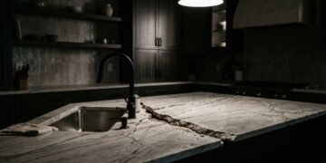 Susana Ramírez, especialista em decoração diz "Eu jamais colocaria essa bancada na minha cozinha novamente, porque ela se estraga facilmente."