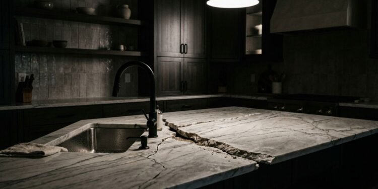 Susana Ramírez, especialista em decoração diz "Eu jamais colocaria essa bancada na minha cozinha novamente, porque ela se estraga facilmente."