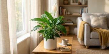 Planta tropical que purifica o ar deixa a sala mais bonita e com cara de casa bem cuidada