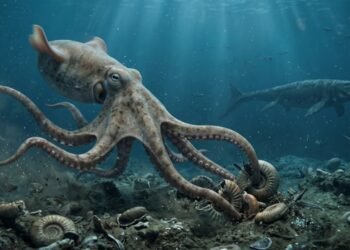 Fósseis de 'Kraken' mostram que polvos enormes e inteligentes eram os principais predadores dos mares do Cretáceo