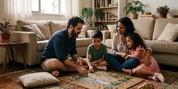 A conexão entre pais e filhos também se fortalece nas pausas da rotina.