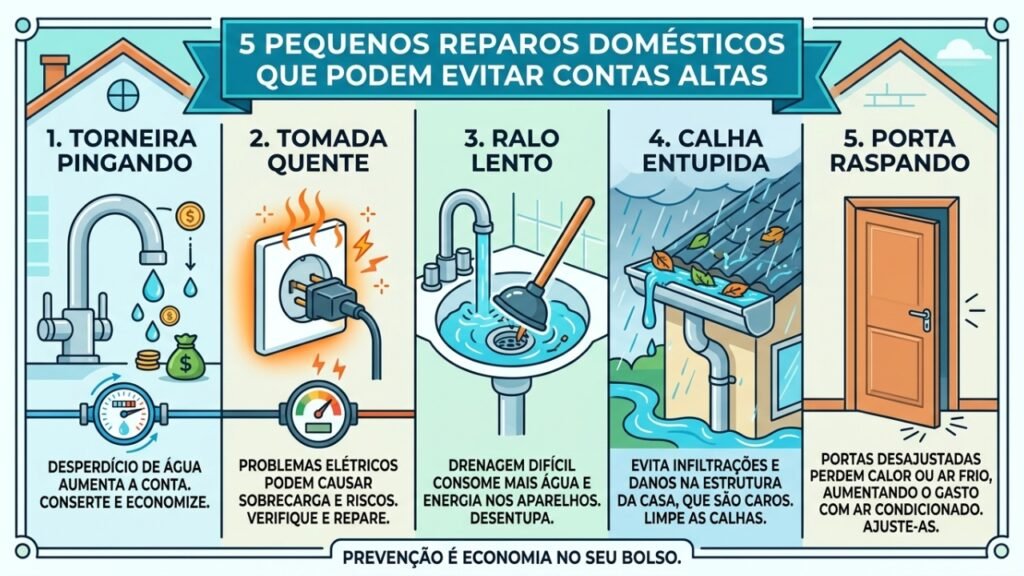 consertos pequenos em casa