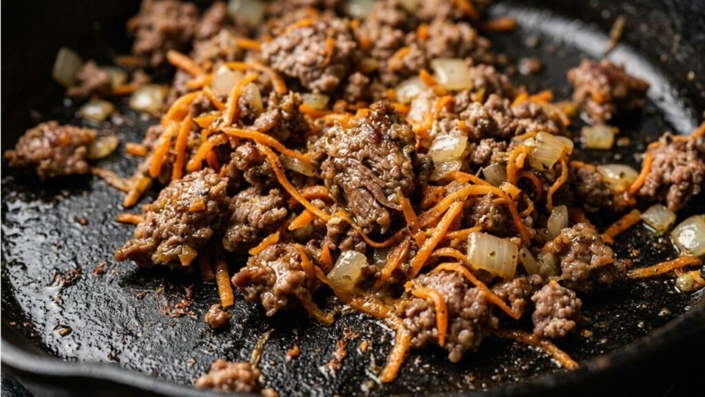 torta de carne moída
