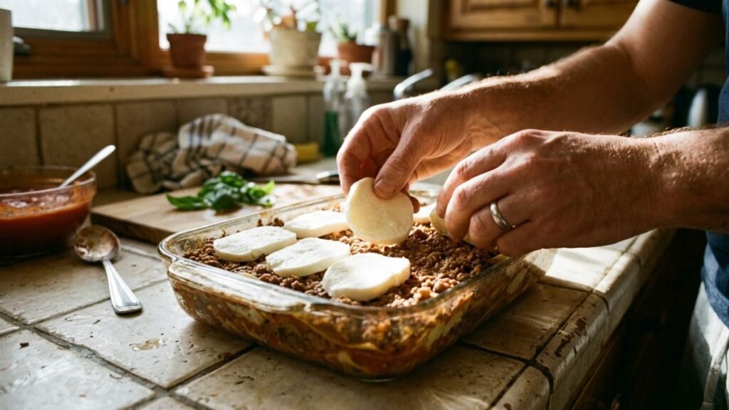 torta de carne moída