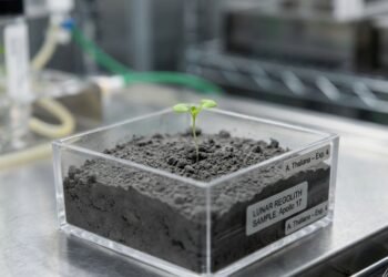 O experimento histórico que testou a sobrevivência de vegetais em material lunar