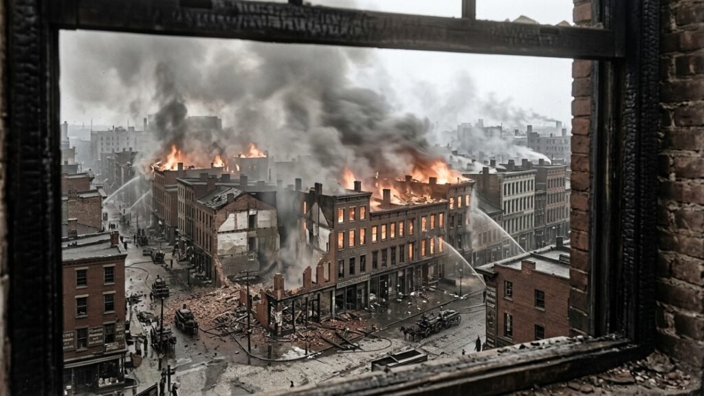 Incêndio de Baltimore e a padronização das mangueiras