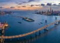 Ponte-túnel cruza o mar entre três cidades chinesas
