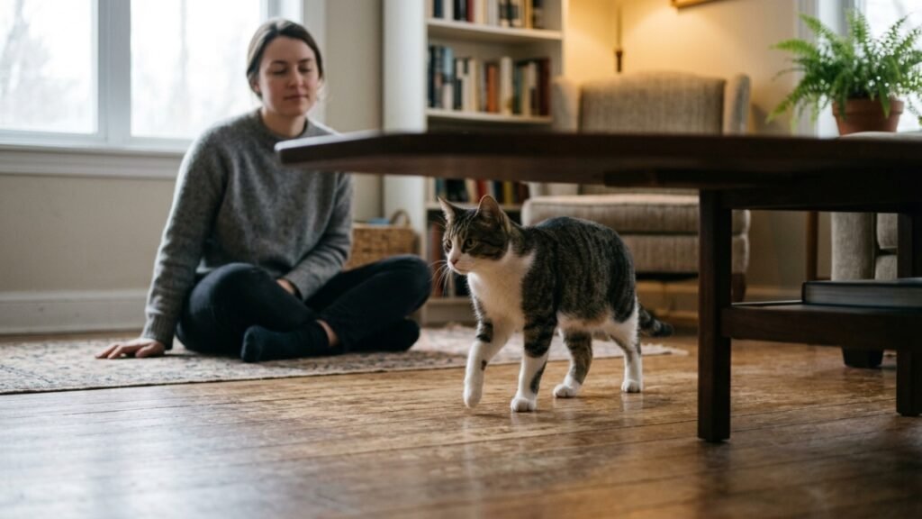 Como gatos respondem às piscadas lentas dos humanos