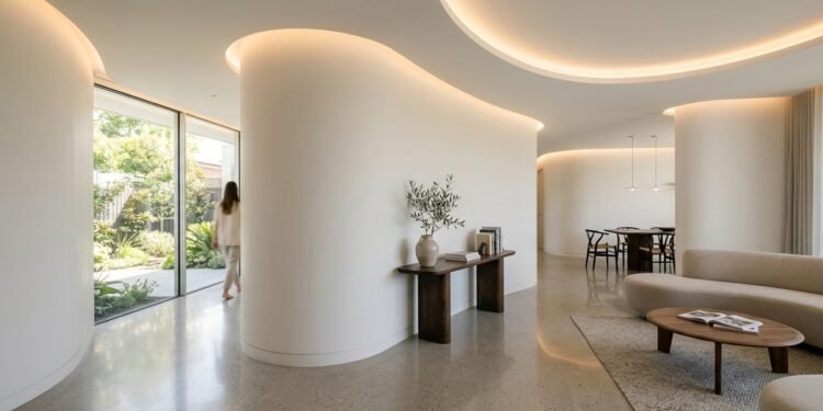 Como o drywall forma tetos curvos