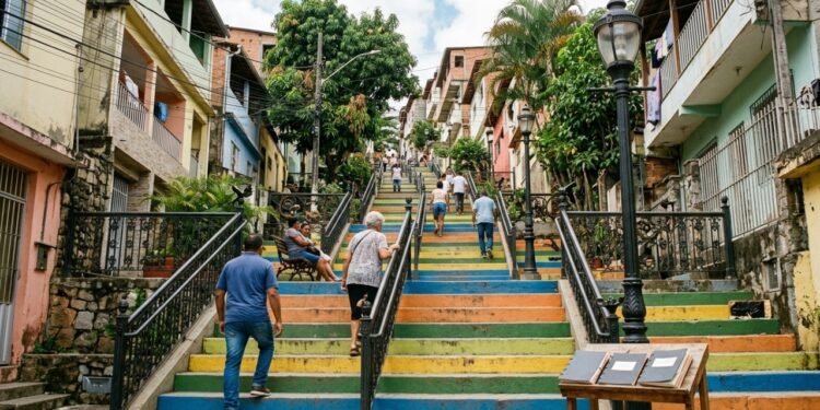 Cláudio reúne fundições, bairros urbanos e rotina de cidade pequena //