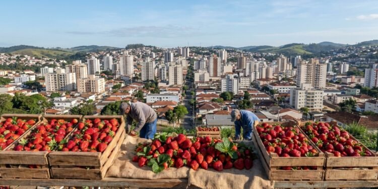 Pouso Alegre, Minas Gerais, mantém ligação forte com a produção agrícola //