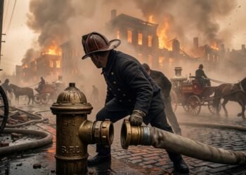 Incêndio de Baltimore e a padronização das mangueiras