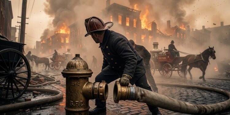 Incêndio de Baltimore e a padronização das mangueiras