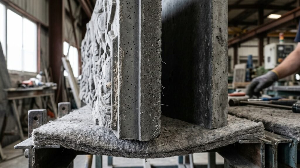 Como o GFRC cria painéis de concreto finos e leves