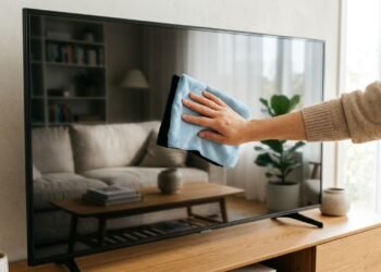 O cuidado com a limpeza da tela de Smart TV LED e a preservação dos revestimentos antirreflexo