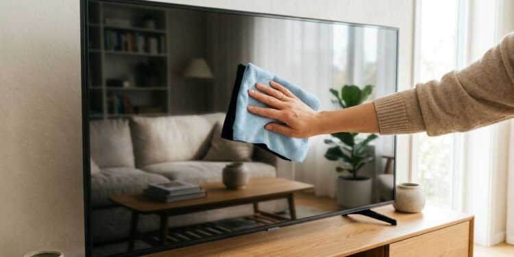 O cuidado com a limpeza da tela de Smart TV LED e a preservação dos revestimentos antirreflexo