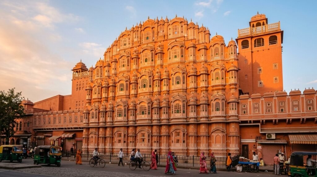 Hawa Mahal e suas 953 pequenas aberturas