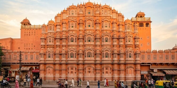 Hawa Mahal e suas 953 pequenas aberturas