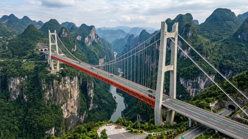 Ponte do Grande Cânion de Huajiang