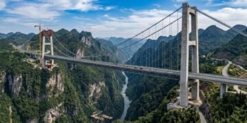 Ponte do Grande Cânion de Huajiang