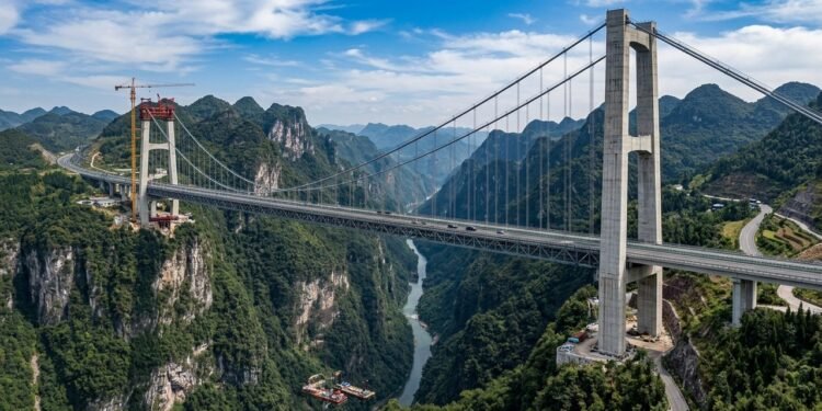Ponte do Grande Cânion de Huajiang