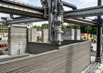 Impressão 3D ergue paredes de concreto em 48 horas