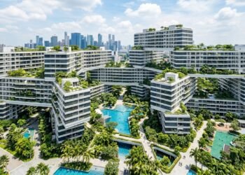 The Interlace empilha moradias ao redor de pátios