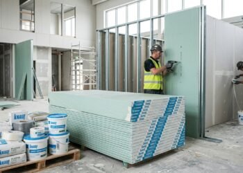 Chapa verde adapta o drywall aos ambientes sujeitos à umidade