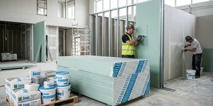 Chapa verde adapta o drywall aos ambientes sujeitos à umidade