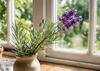 Cultivo adequado da lavanda-inglesa Lavandula angustifolia e a liberação de compostos aromáticos