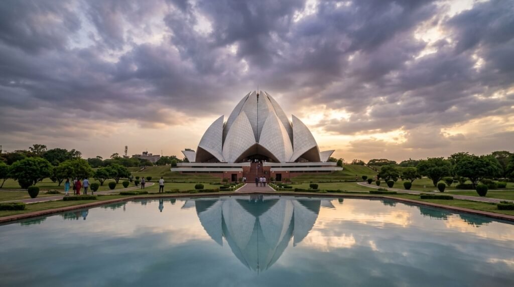 Arquitetura e simbolismo do Templo de Lótus
