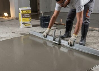 Argamassa autonivelante para base de pisos residenciais