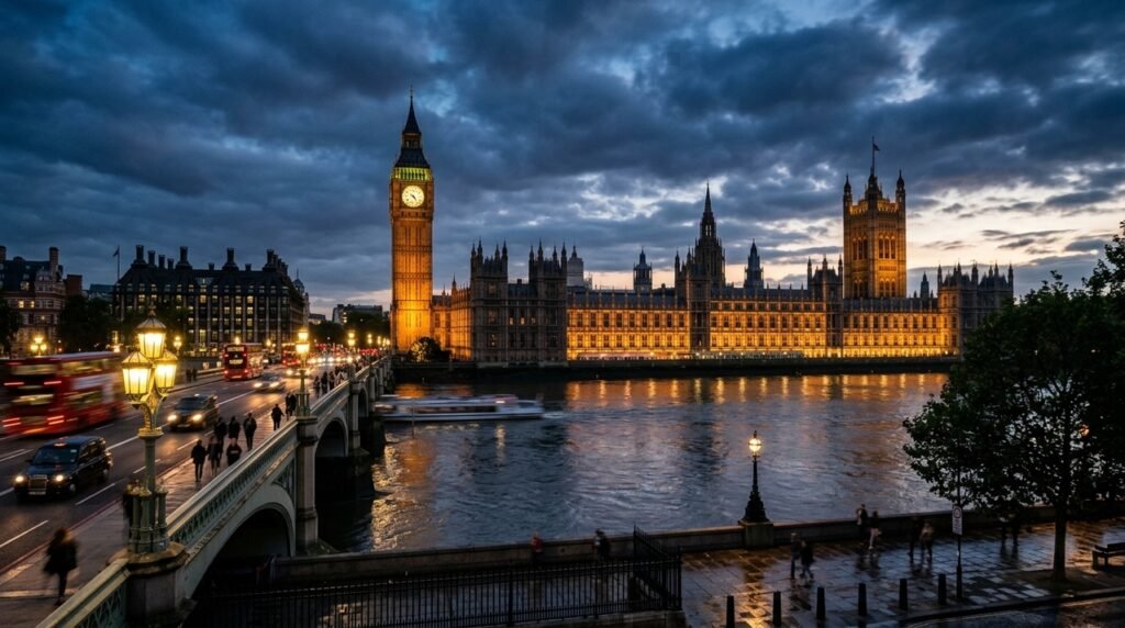 Palácio de Westminster funciona como uma pequena cidade parlamentar
