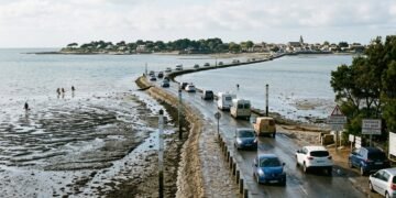 Passage du Gois e a estrada submersível de Noirmoutier