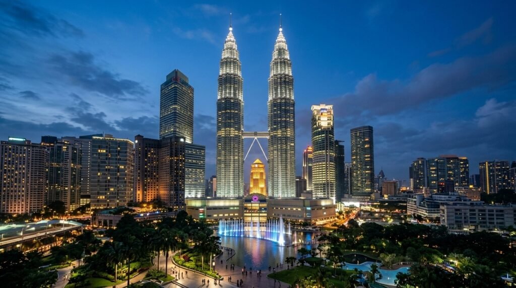 : Torres Petronas unidas por ponte de 750 toneladas
