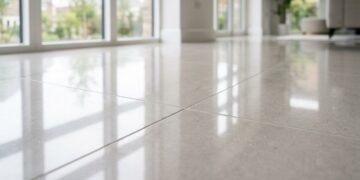 O excesso de detergente e a falta de enxágue deixam o piso cerâmico embaçado e pegajoso