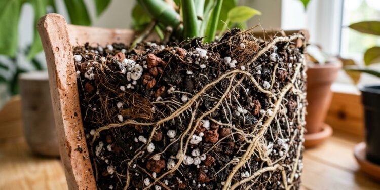 O impacto da compactação do solo na saúde das raízes em vasos