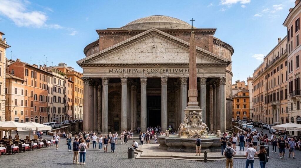 Cúpula do Pantheon de concreto sem aço há quase 1.900 anos