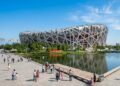 Estrutura de aço transforma estádio olímpico em ninho