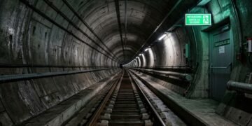 Túnel de Base de Gotardo cruza os Alpes suíços