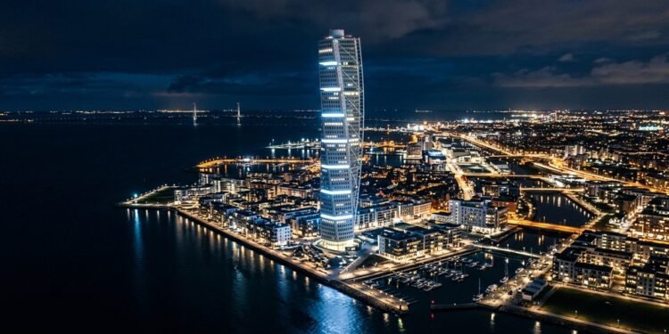 Estrutura torcida do Turning Torso