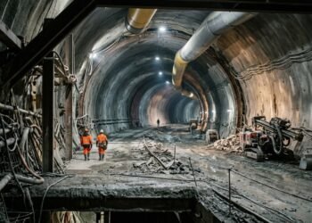 Encontro subterrâneo no Túnel de Base do Brenner
