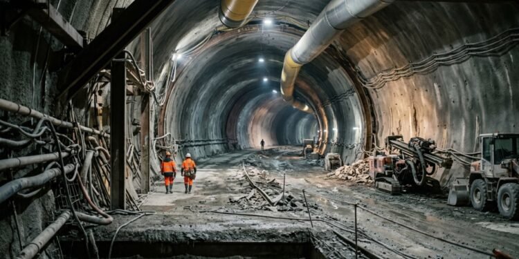 Encontro subterrâneo no Túnel de Base do Brenner