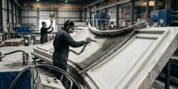 Como o GFRC cria painéis de concreto finos e leves