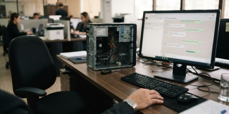 Mensagens acessadas no computador da empresa passaram a ter papel central na discussão trabalhista