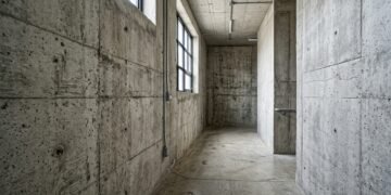Paredes de concreto unem estrutura e vedação na obra