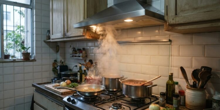 O tempo de funcionamento depois do preparo dos alimentos também entra na conta